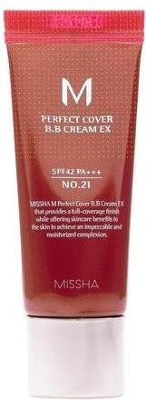 Actual product image Missha Perfect Cover BB Cream 20ml Light Beige (Light Beige)
