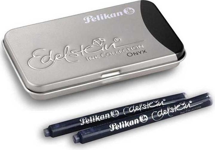 Pelikan Grossraumpatronen Edelstein Onyx (Füllertinte, Schwarz)