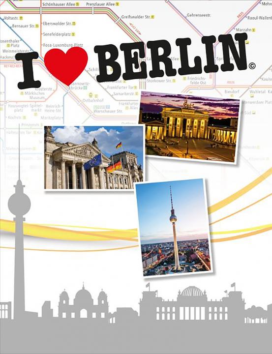 Produktbild Idena Ordner A4 I Love Berlin FSC-Mix (A4, 40 mm)