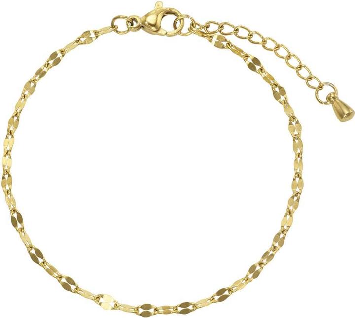 Immagine prodotto Bijouteria Bracciale (19.50 cm, Acciaio inossidabile, Rivestimento in PVD (colore oro))