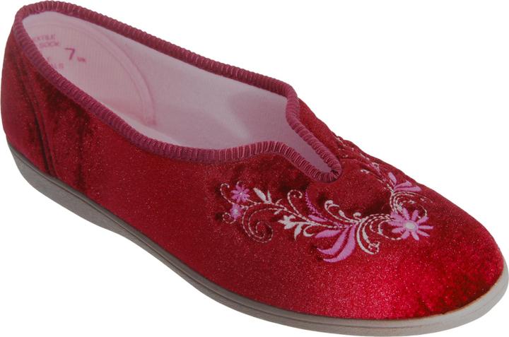 Actual product image Universal Textiles Dolley slippers flower motif (40)