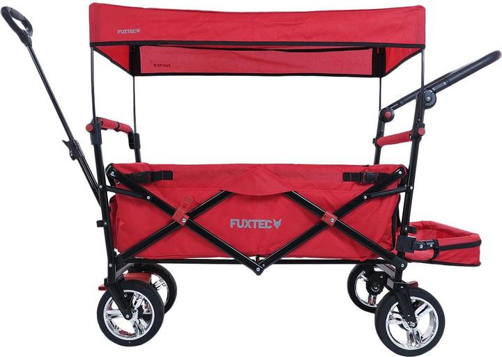 Produktbild Fuxtec Bollerwagen FX-CT800 mit UV-geschütztem Sonnendach,Schiebegriff & Innenraumverlängerung