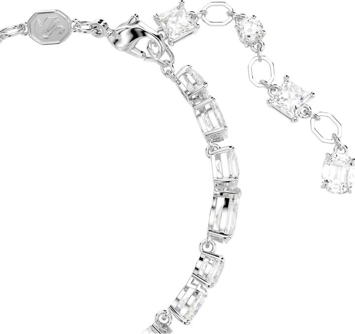 Immagine prodotto Swarovski Mesmera Armband Verschiedene Schliffe Weiss Rhodiniert (Metallo Swarovski)
