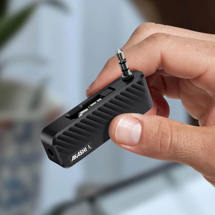 Immagine prodotto Akashi Trasmettitore Audio Senza Fili Jack / Bluetooth (Trasmettitore e ricevitore)