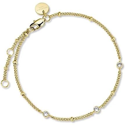 Rosefield Gold-plated bracelet with TOCCOMBO JTBTG-J430 crystals (L)