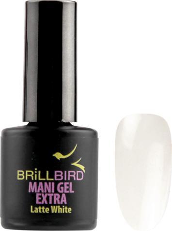 BrillBird Mani Gel Extra 15ml Latte White (Latte White, UV-Gel Lack)
