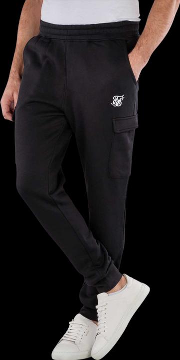 Image du produit Siksilk Sweatpants Black Essential Cargo Jogger (L)
