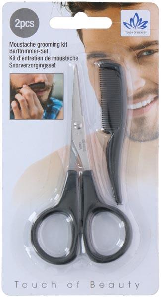 Actual product image Moustache Grooming Kit 2pc