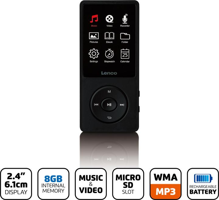 Produktbild Lenco Xemio 669BK (8 GB)
