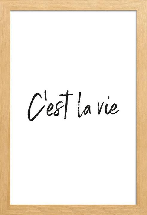Actual product image Juniqe C'est La Vie (60 x 90 cm)