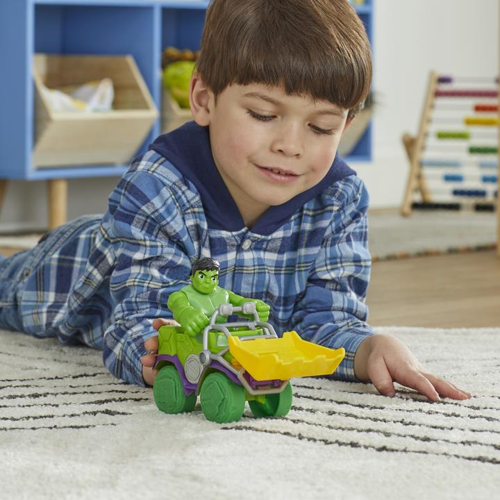 Image du produit Hasbro Marvel Spidey and His Amazing Friends coffret Camion démolisseur de Hulk