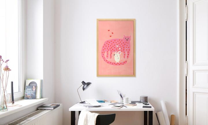 Produktbild Juniqe Cat and Mouse (60 x 90 cm)