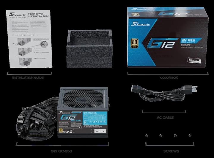 Produktbild Seasonic G12 GC-650 (650 W)