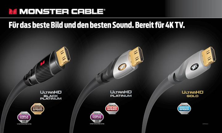 Immagine prodotto Monster Nero Platino (1.50 m, HDMI)