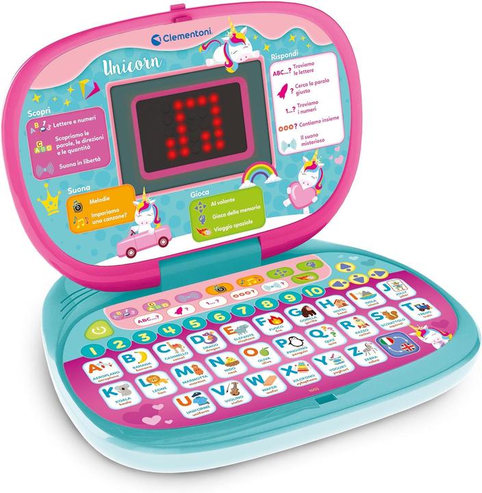 Productafbeelding Clementoni DOT Primo Laptop 3+ Eenhoorn (Engels, Italiaans)