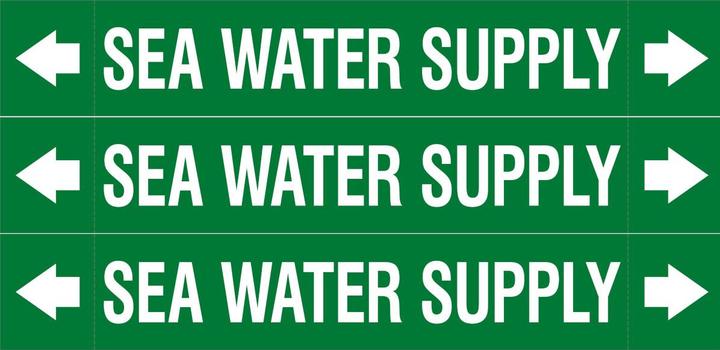 Productafbeelding Brady ASME - Leidingmerkers - Zeewatervoorziening