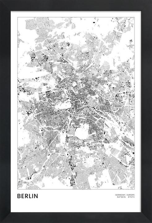 Immagine prodotto Juniqe Mappa di Berlino (60 x 90 cm)