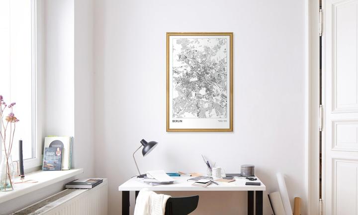 Produktbild Juniqe Berlin Map (60 x 90 cm)