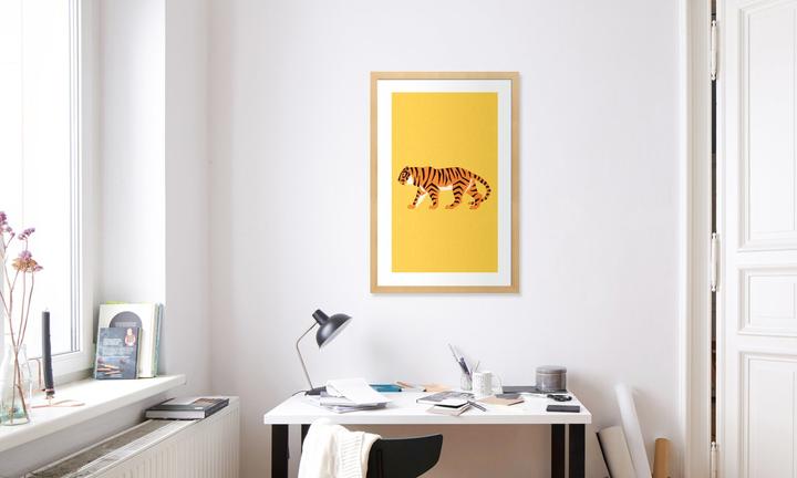 Produktbild Juniqe Tiger Yellow (60 x 90 cm)