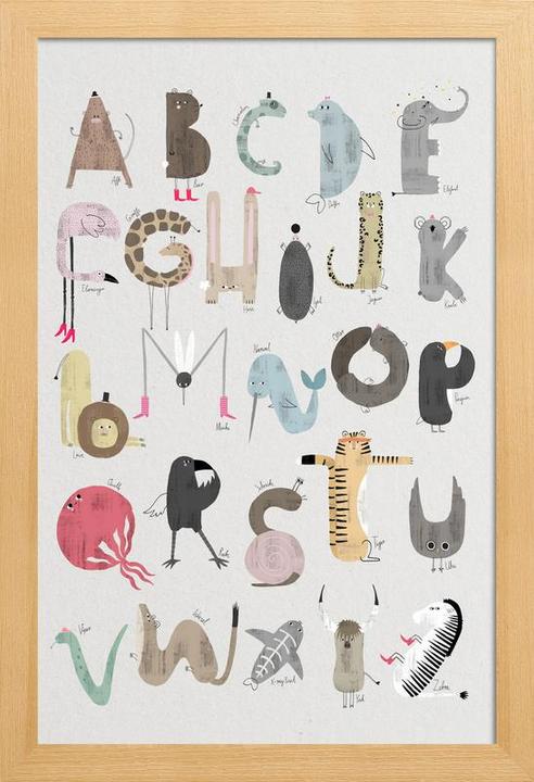 Actual product image Juniqe ABC Kids (60 x 90 cm)
