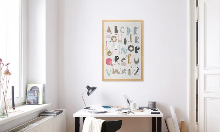 Actual product image Juniqe ABC Kids (60 x 90 cm)