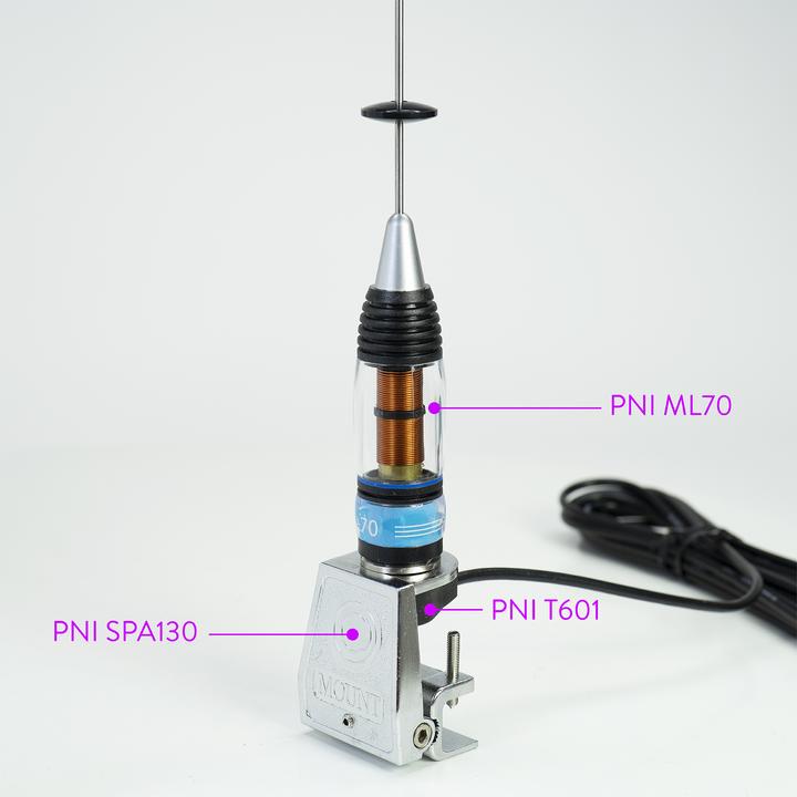 Actual product image PNI CB antenna ML70, length 70cm, 26-30MHz, 200W, without accessories