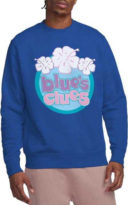 Immagine prodotto Blue´s Clues Blue's Clues Hawaiian Felpa Fiori Adulto Unisex (L)