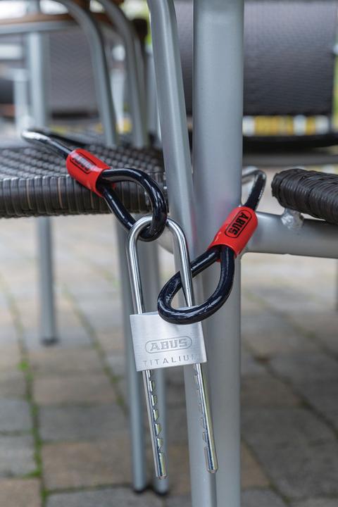 Actual product image Abus 4 padlock Quads 64TI/40 silver