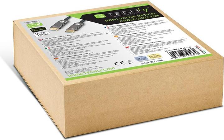 Produktbild Techly HDMI AOC LWL Kabel (15 m, HDMI)