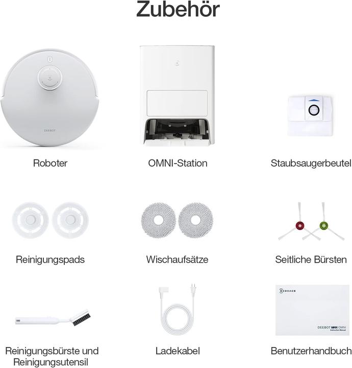 Immagine prodotto Ecovacs DEEBOT T20 OMNI (Robot aspirapolvere)