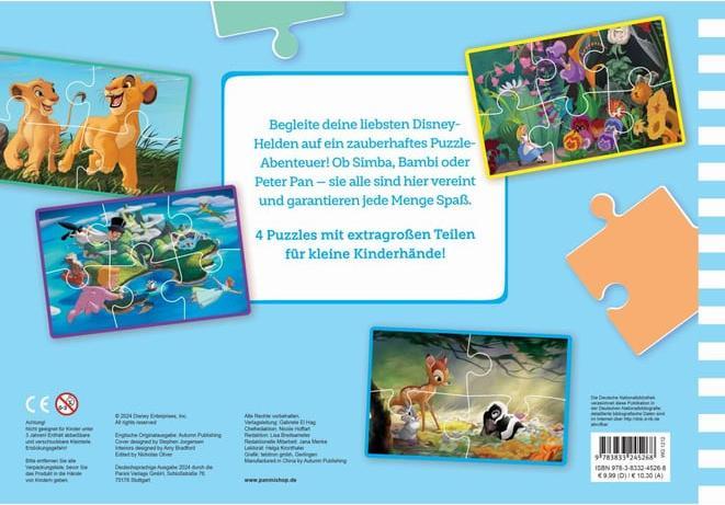 Image du produit Panini Disney : Mon premier livre puzzle (12 pièces)