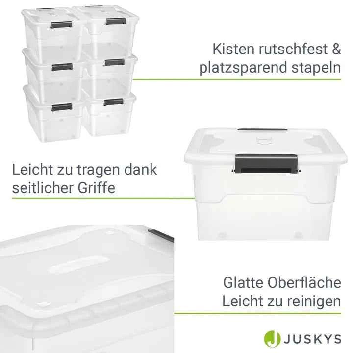 Produktbild Juskys Aufbewahrungsbox mit Deckel (45 l)