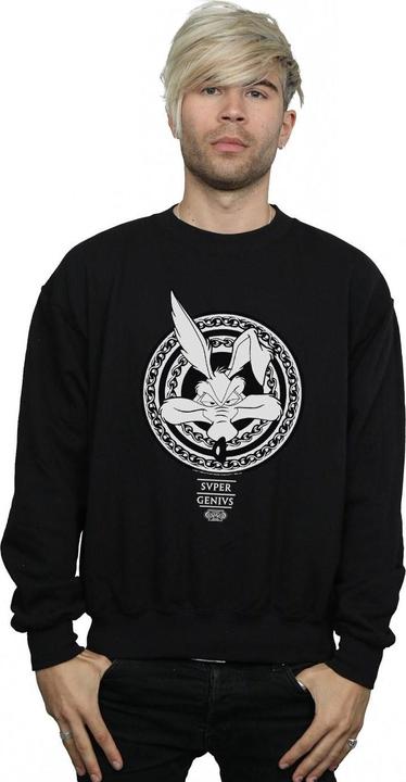 Immagine prodotto Looney Tunes Wile E Coyote Super Genius Felpa Uomo (4XL)