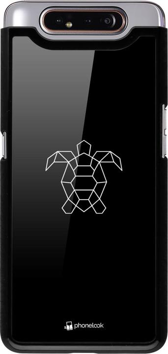 Actual product image PhoneLook Cover Turtles lines on black (Samsung Galaxy A80)