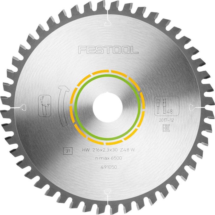 Festool Kreissägeblatt HW 216x2,3x30 W48