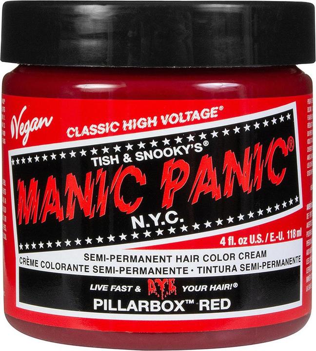 Skybound Pillarbox Red Classic Creme Vegan Cruelty Free Red Semi Permanent Hair Dye 118ml (Pillarbox Red)