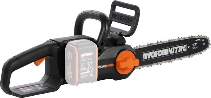 Worx Nitro Elektrosäge20 V, Ohne Batterien und Ladegerät (Elektro Kettensäge)