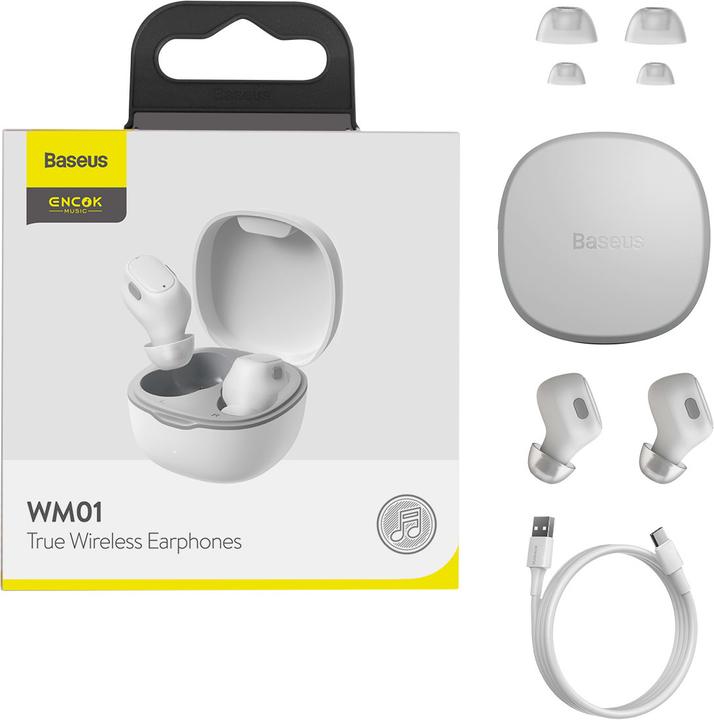 Actual product image Baseus Encok WM01 (ANC, 5 h, Wireless)
