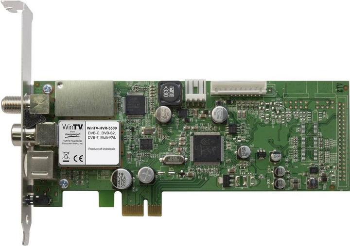 Produktbild Hauppauge WinTV-HVR-5525 (PCI-E x1, analoges Fernsehsignal, DVB-C, DVB-S, DVB-S2, DVB-T)
