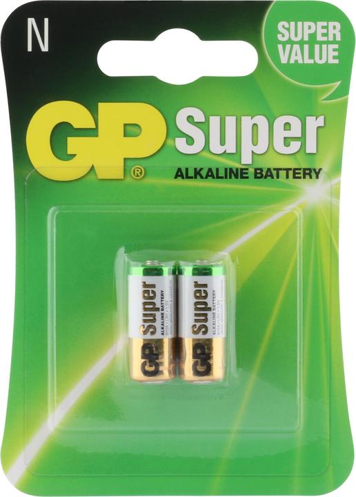 Productafbeelding GP Batteries Super Alkalisch (2 Pcs., LR1, 885 mAh)