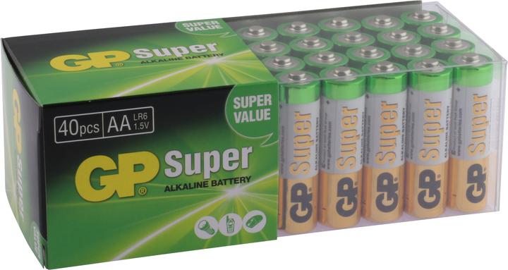 Produktbild GP Batteries Super Alkaline (40 Stk., AA)