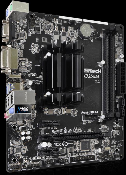 Produktbild AsRock J3355M (FCBGA1296, Intel SoC, mATX)