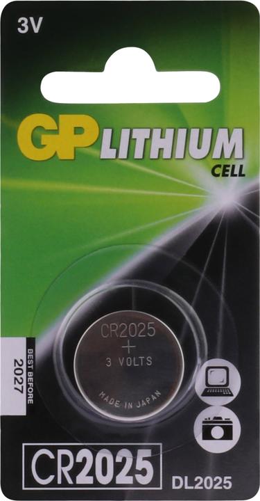 GP Batteries Cr2025 (1 pcs., CR2025, 165 mAh)