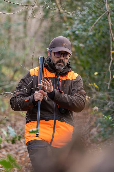 Immagine prodotto Solognac Jagdjacke Regenjacke Renfort 900 orange/braun (M)