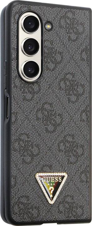Actual product image Guess 4G Triangle Case Metal Logo for F946B Samsung Galaxy Z Fold5 - black (Samsung Galaxy Z Fold5)