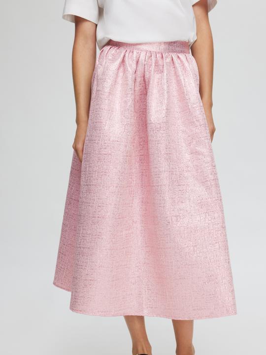 Produktbild Selected Femme Metallic Jacquard Maxirock (34)