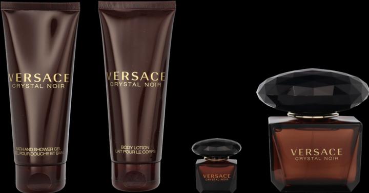 Actual product image Versace Crystal Noir Spring 2023 Eau de Parfum 90 / Body Lotion Body Smoother / Mini (Eau de parfum, 295 ml)