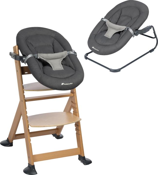 Bebeconfort Timba Baby Tinted Graphite highchair attachment