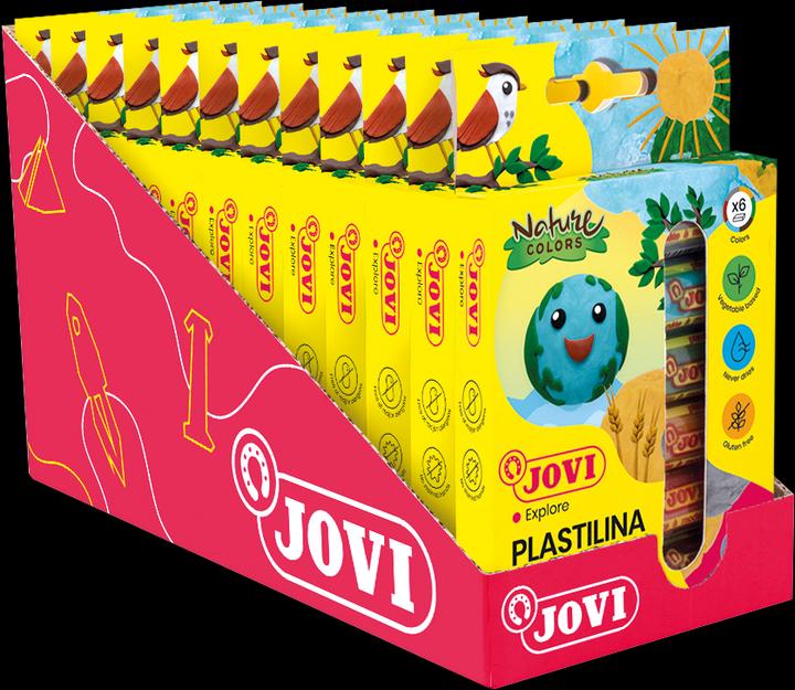 Produktbild Jovi Knete PLASTILINA farbsortiert, 6 Farben je 15,0 g
