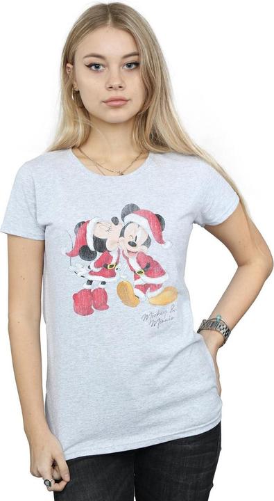 Produktbild Disney Mickey And Minnie Christmas Kiss TShirt (XXL)